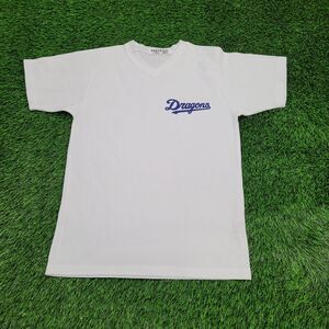 Vintage 90s Dragons Shirt Medium 19x28 White